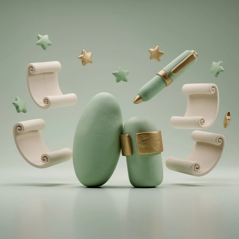 How to close a sale — step-by-step guide illustration in claymation style